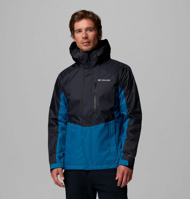 Chaqueta aislante impermeable Pouring Adventure para hombre, Color: Black, Phoenix Blue, image 1