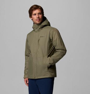 Chaqueta aislante impermeable Pouring Adventure para hombre, Color: Stone Green, image 12