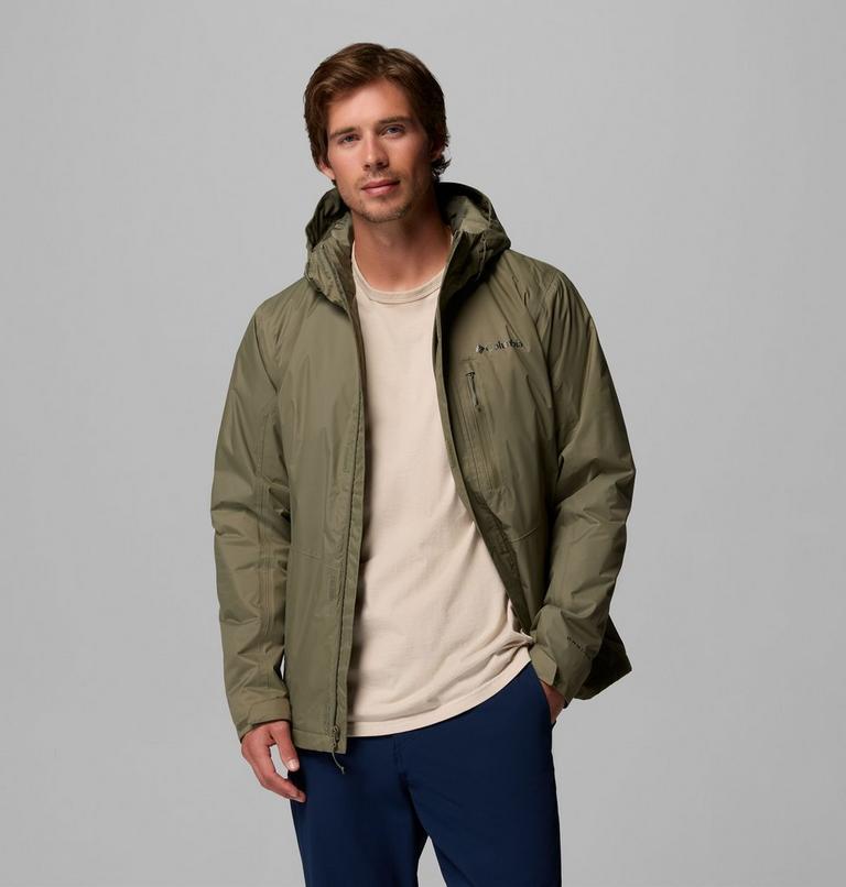 Chaqueta aislante impermeable Pouring Adventure para hombre, Color: Stone Green, image 5