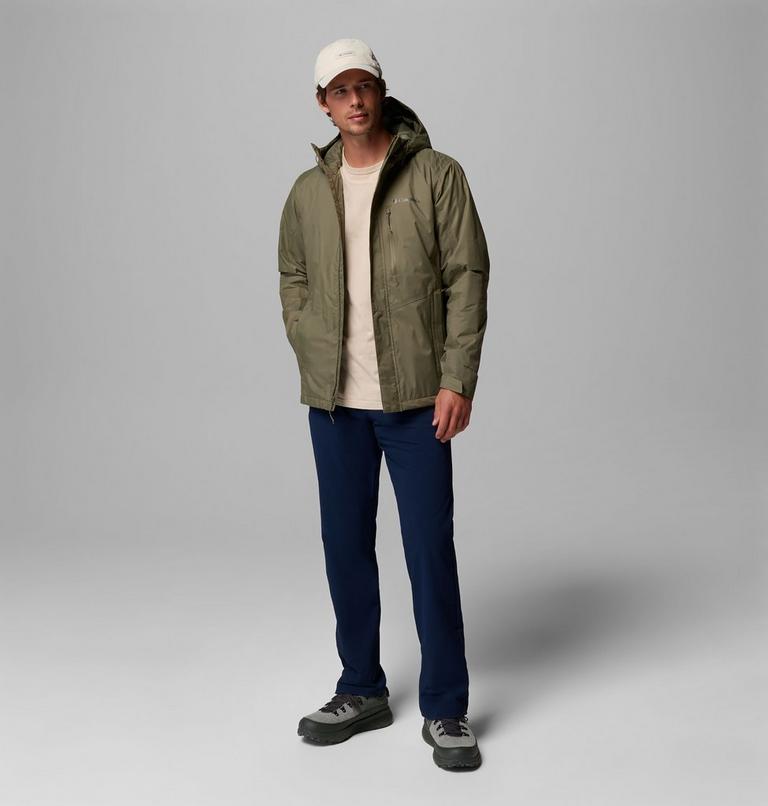 Chaqueta aislante impermeable Pouring Adventure para hombre, Color: Stone Green, image 2