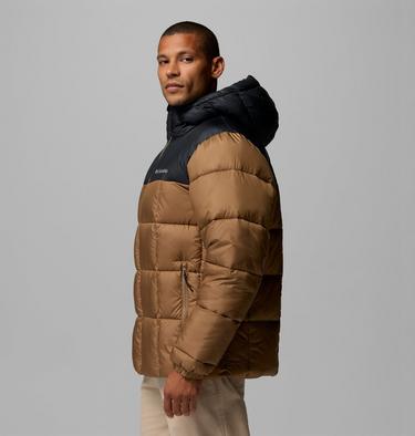 Men's Puffect IV Hooded Puffer Jacket, Color: Delta, Black, image 12