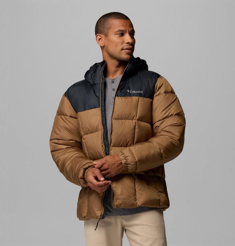 Men's Puffect IV Hooded Puffer Jacket, Color: Delta, Black, image 5