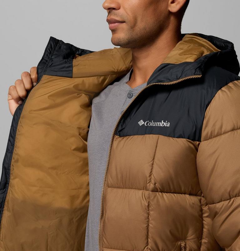 Men's Puffect IV Hooded Puffer Jacket, Color: Delta, Black, image 6