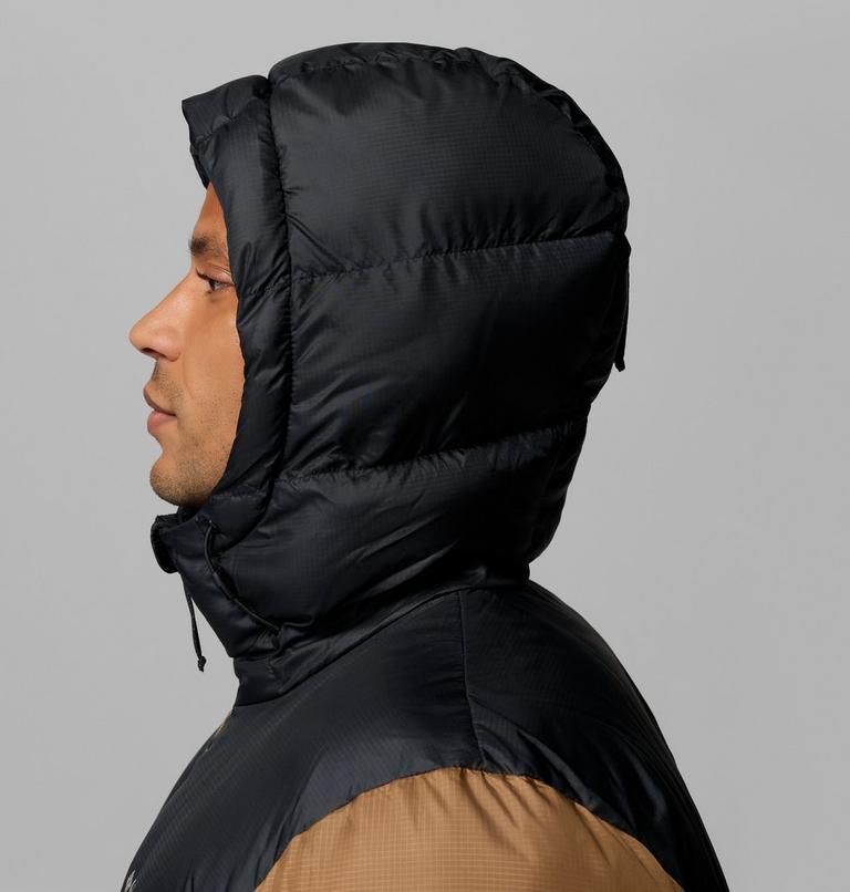 Men's Puffect IV Hooded Puffer Jacket, Color: Delta, Black, image 8