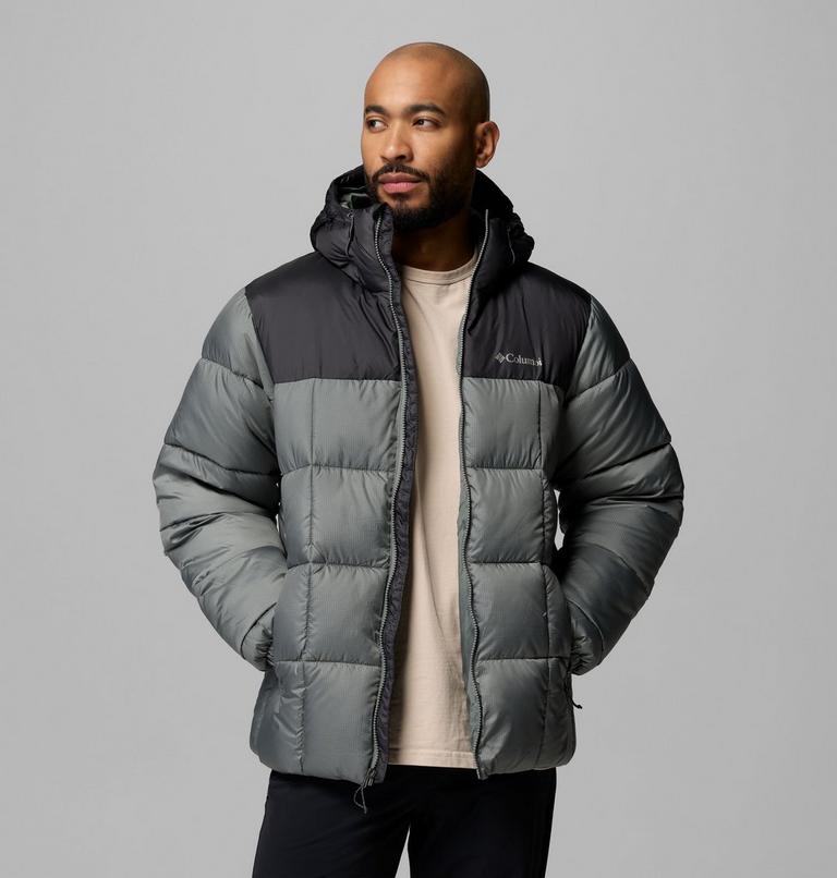 Men's Puffect IV Hooded Puffer Jacket, Color: Sedona Sage, Shark, image 5