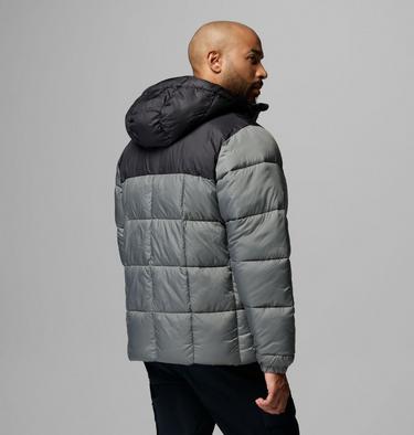 Men's Puffect IV Hooded Puffer Jacket, Color: Sedona Sage, Shark, image 7