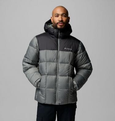Men's Puffect IV Hooded Puffer Jacket, Color: Sedona Sage, Shark, image 5