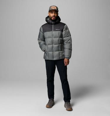 Men's Puffect IV Hooded Puffer Jacket, Color: Sedona Sage, Shark, image 6