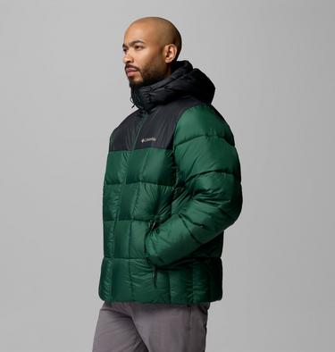 Men's Puffect IV Hooded Puffer Jacket, Color: Rain Forest, Black, image 28