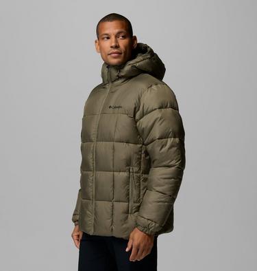 Men's Puffect IV Hooded Puffer Jacket, Color: Stone Green, image 16