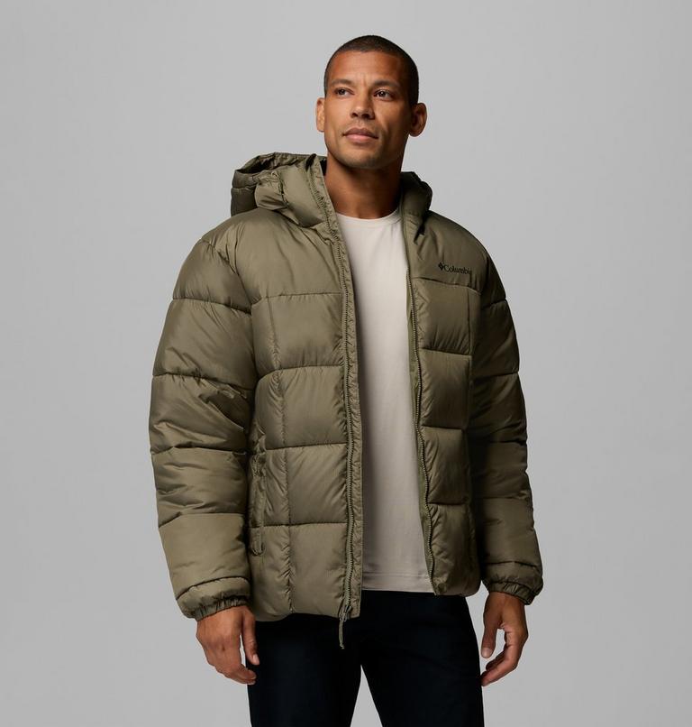 Men's Puffect IV Hooded Puffer Jacket, Color: Stone Green, image 5