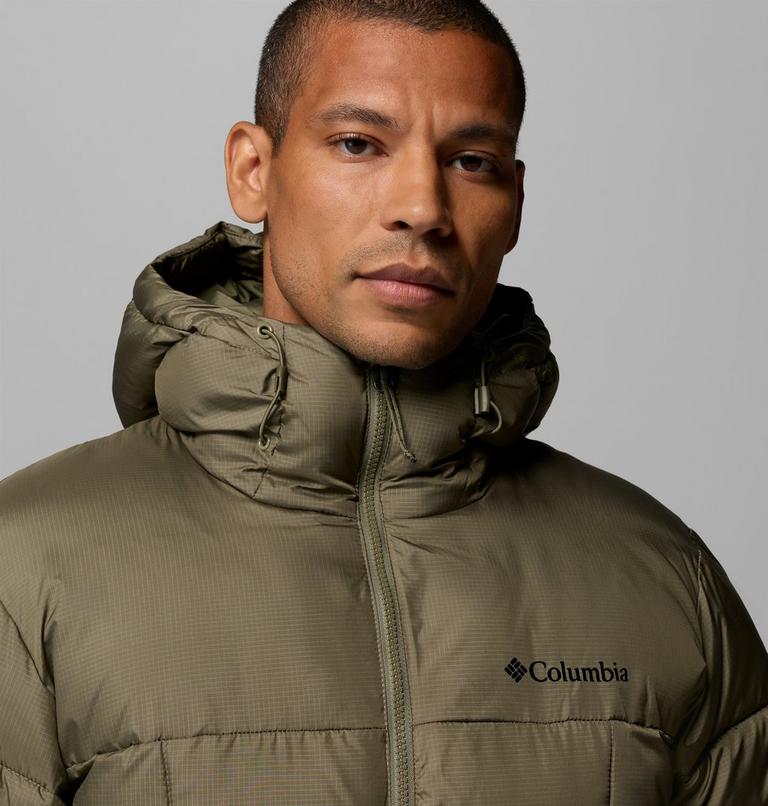 Men's Puffect IV Hooded Puffer Jacket, Color: Stone Green, image 6