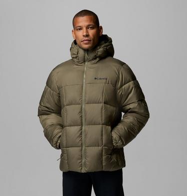 Men's Puffect IV Hooded Puffer Jacket, Color: Stone Green, image 13