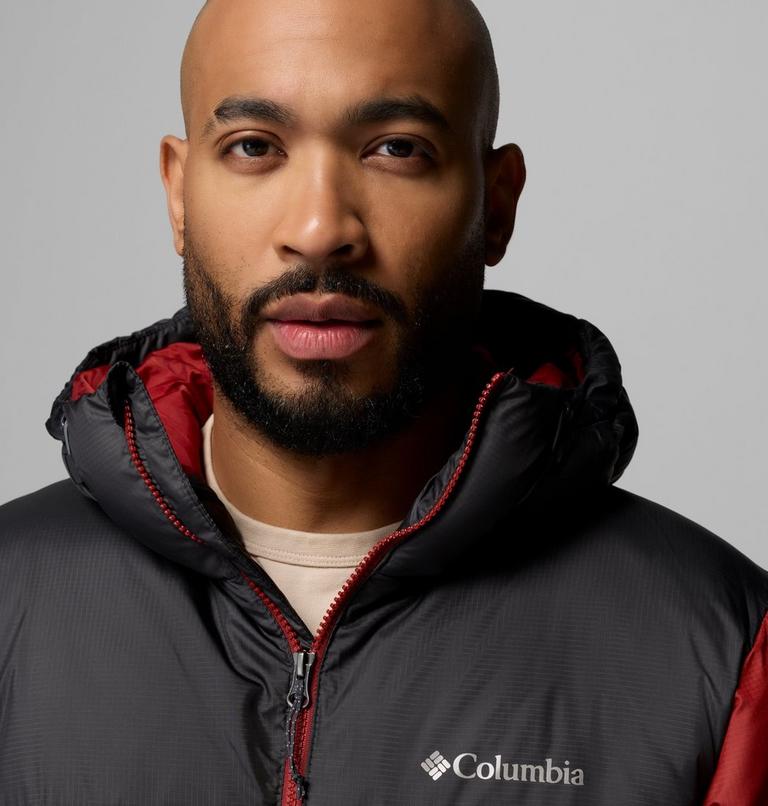 Men's Puffect IV Hooded Puffer Jacket, Color: Red Oxide, Shark, image 6