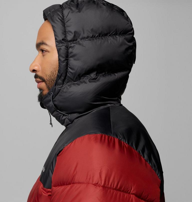 Men's Puffect IV Hooded Puffer Jacket, Color: Red Oxide, Shark, image 7
