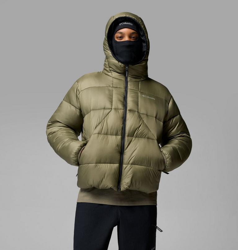 Men's St/rmwall Balaclava Puffer Jacket, Color: Stone Green, image 1