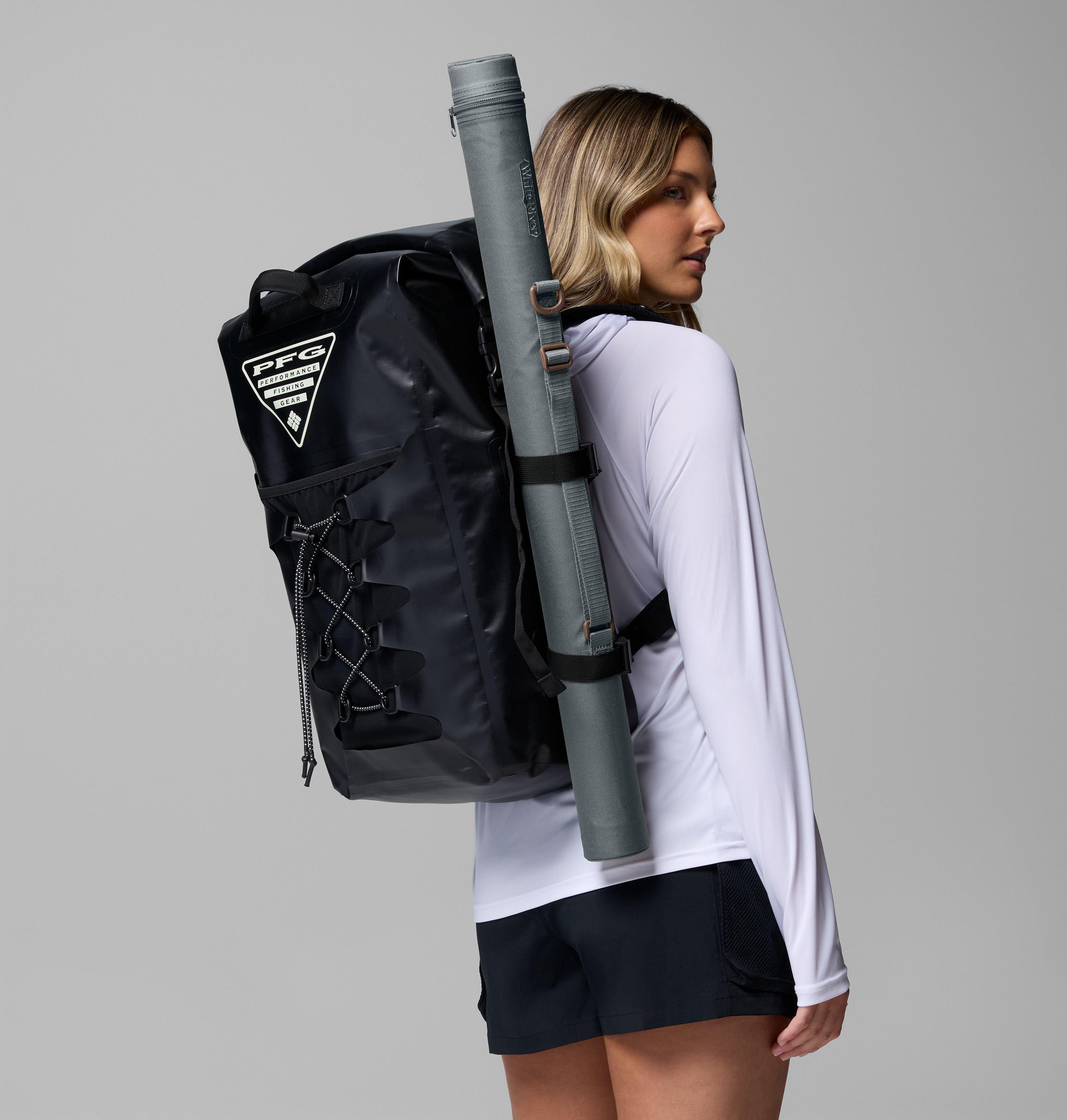 Columbia PFG Snug Corner 35L Backpack - O/S - Black
