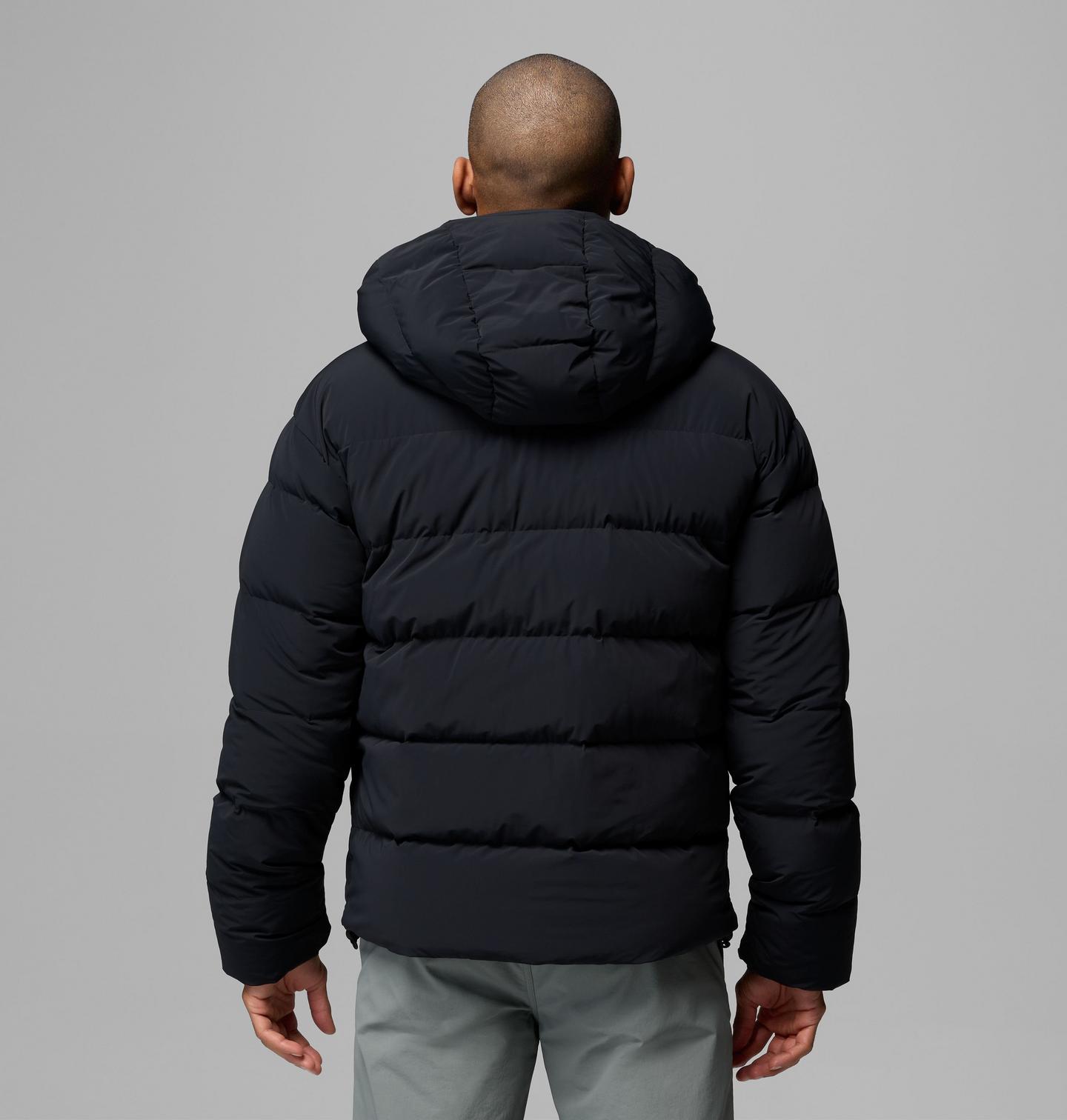 Мужская куртка Columbia Amaze Puff Hooded, цвет: Чёрный — фото 3