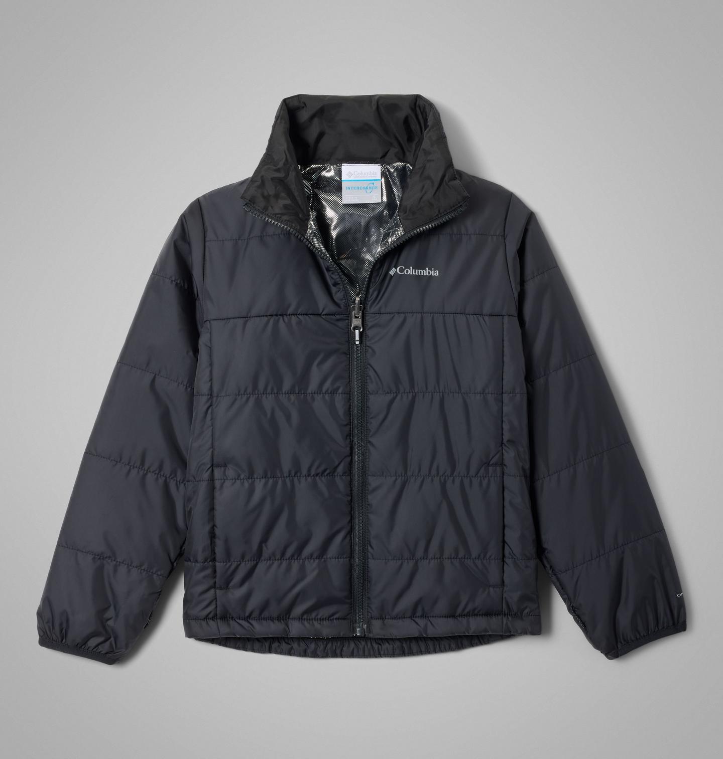 Куртка Columbia Nordic Point Interchange Jacket для мальчиков, цвет: Чёрный — фото 3