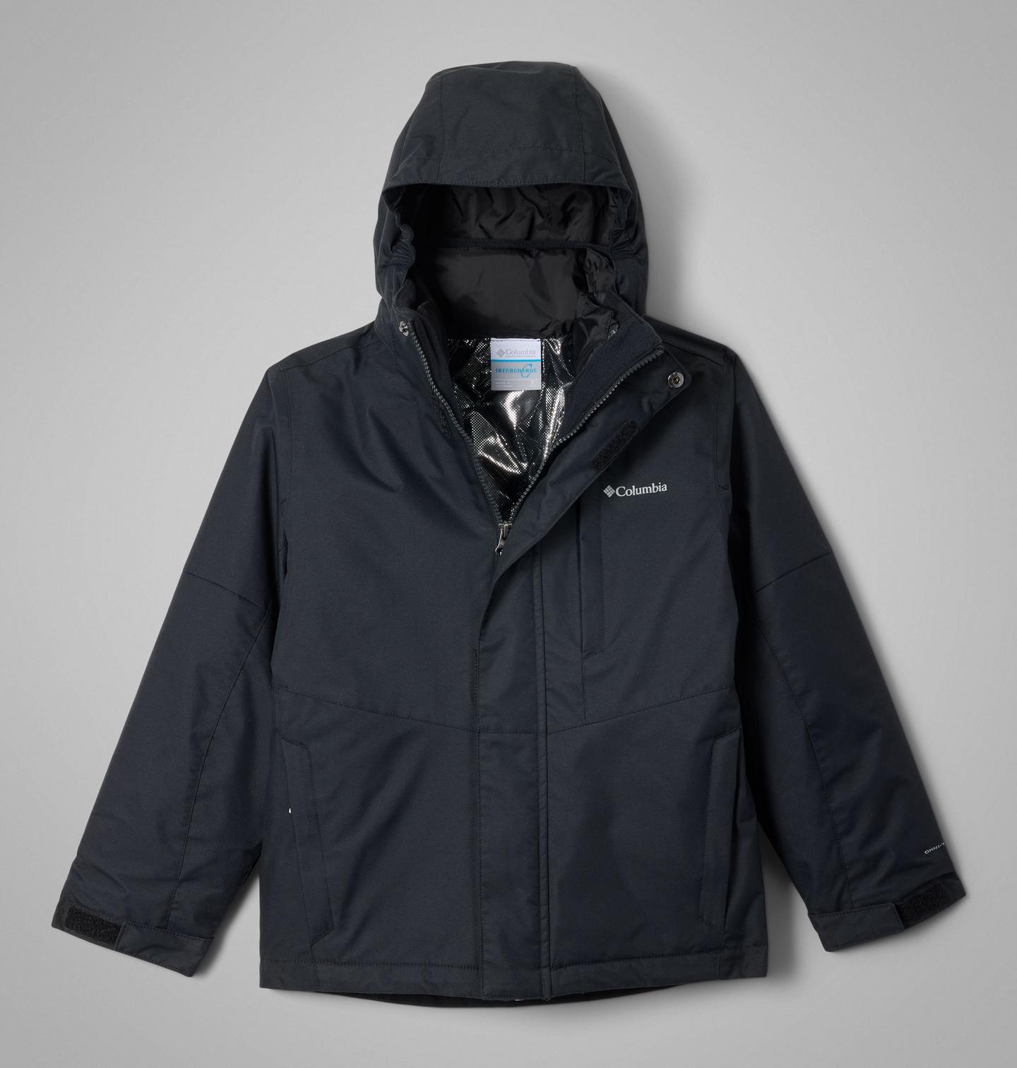 Куртка Columbia Nordic Point Interchange Jacket для мальчиков, цвет: Чёрный — фото 1