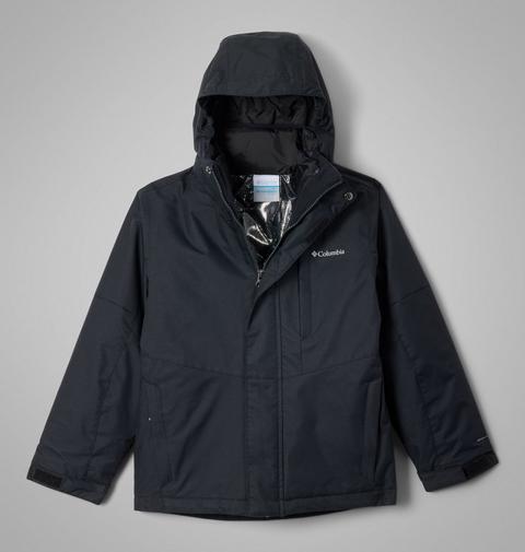 Куртка Columbia Nordic Point Interchange Jacket для мальчиков, цвет: Чёрный