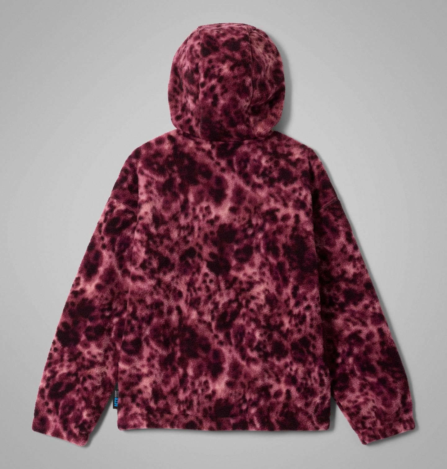 Детская куртка Columbia Timber Crest MTR Fleece Hooded Full Zip, цвет: Состаренный розовато-лиловый — фото 2