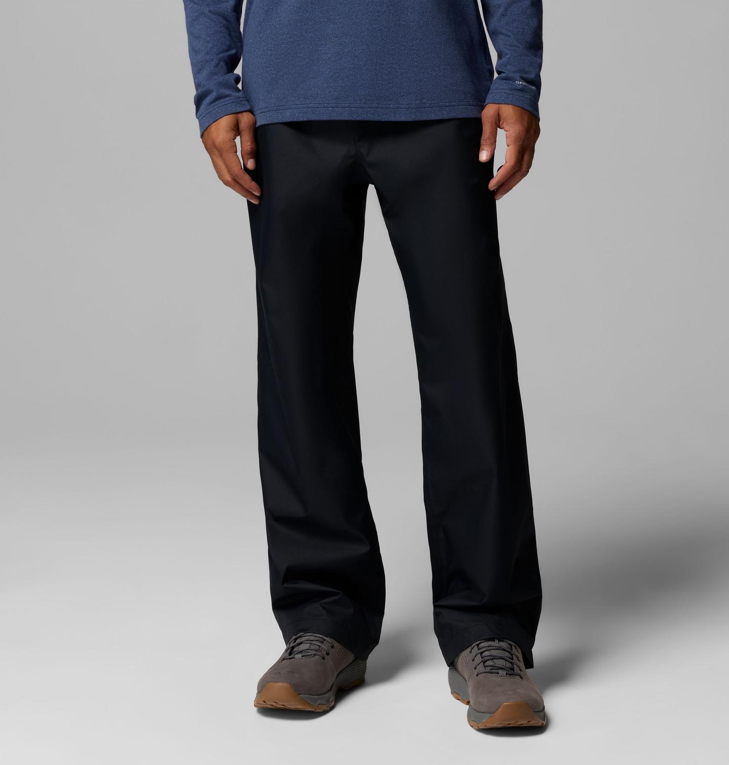 Мужские брюки Columbia Hikebound Rain Pants, цвет: Чёрный — фото 1