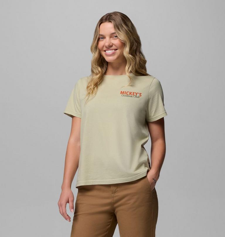 Women's CSC x Disney Graphic T-shirt, Color: Light Aloe, image 1