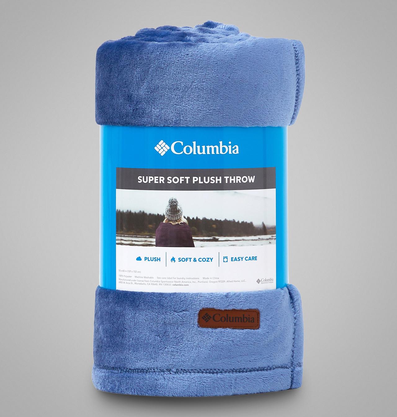 Columbia Plush Throw 3