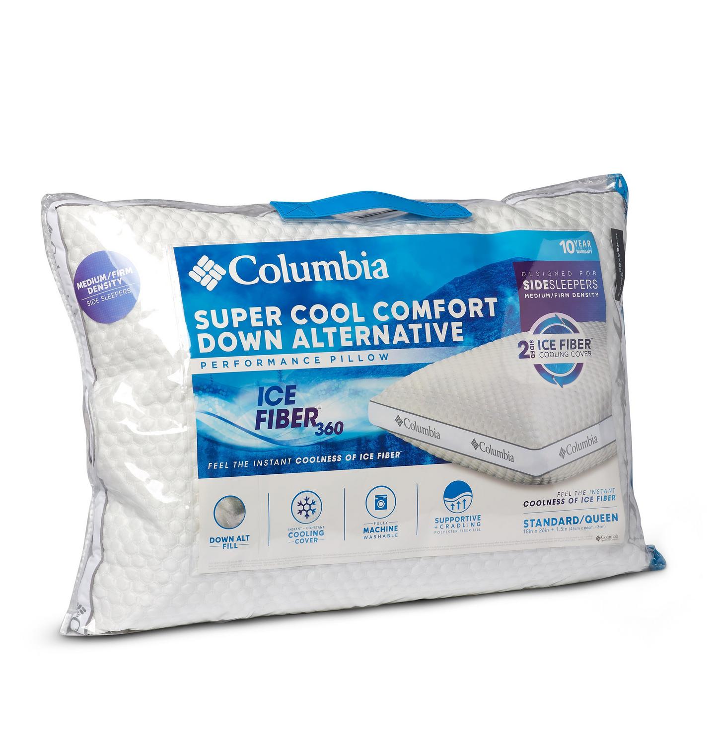 Подушка Columbia Ice Fiber Pillow - Standard, цвет: Белый — фото 3