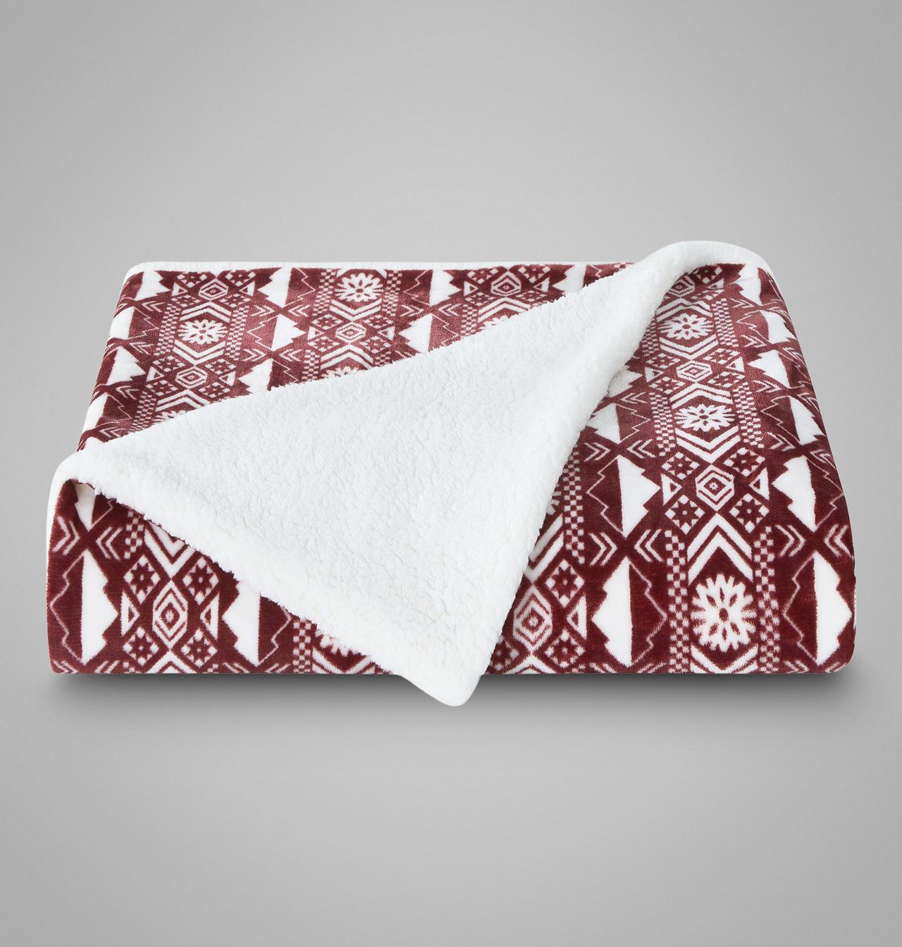 Cozy Sherpa Plush Throw 2