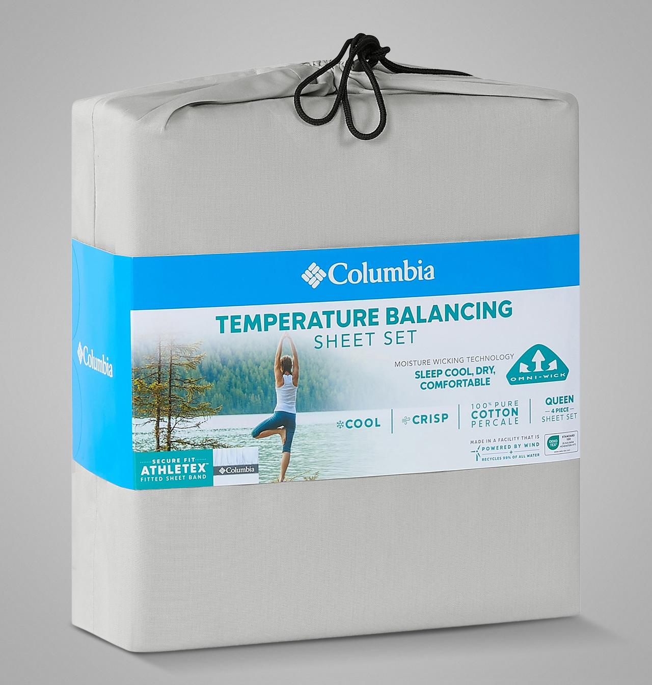 Omni-Wick™ Cotton Percale Sheet Set - Queen 2