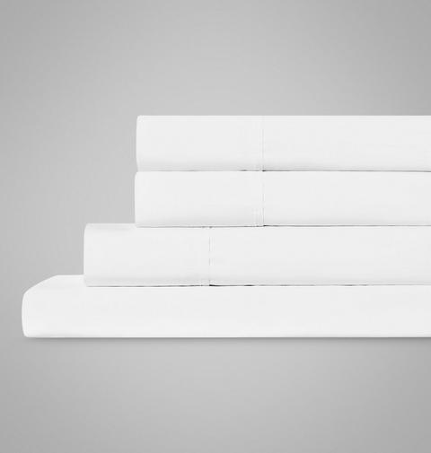 Комплект постельного белья из хлопкового перкаля Columbia Omni-Wick, Queen, цвет: Белый