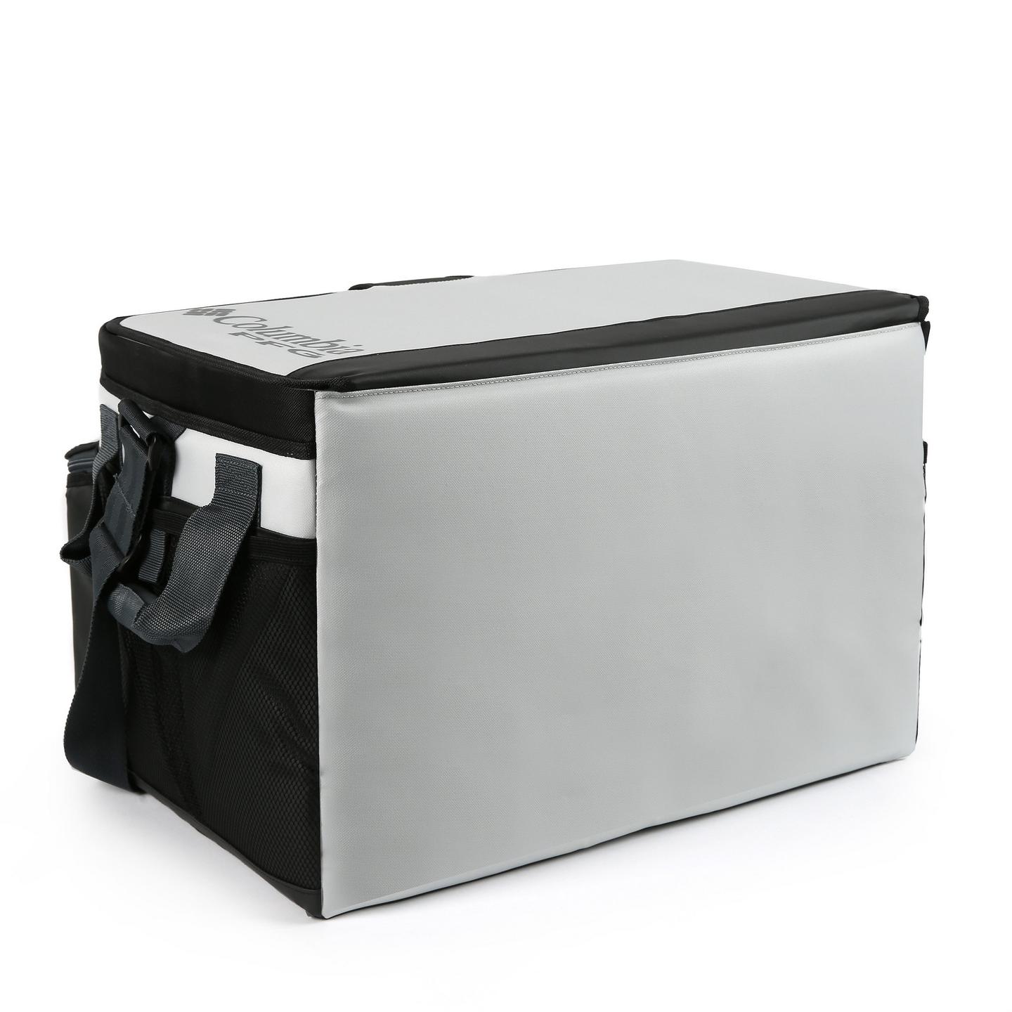 Сумки Columbia PFG Brewha Family Size Zipperless Hardbody® Thermal Pack - 58-Can Capacity, цвет: Холодный серый — фото 2