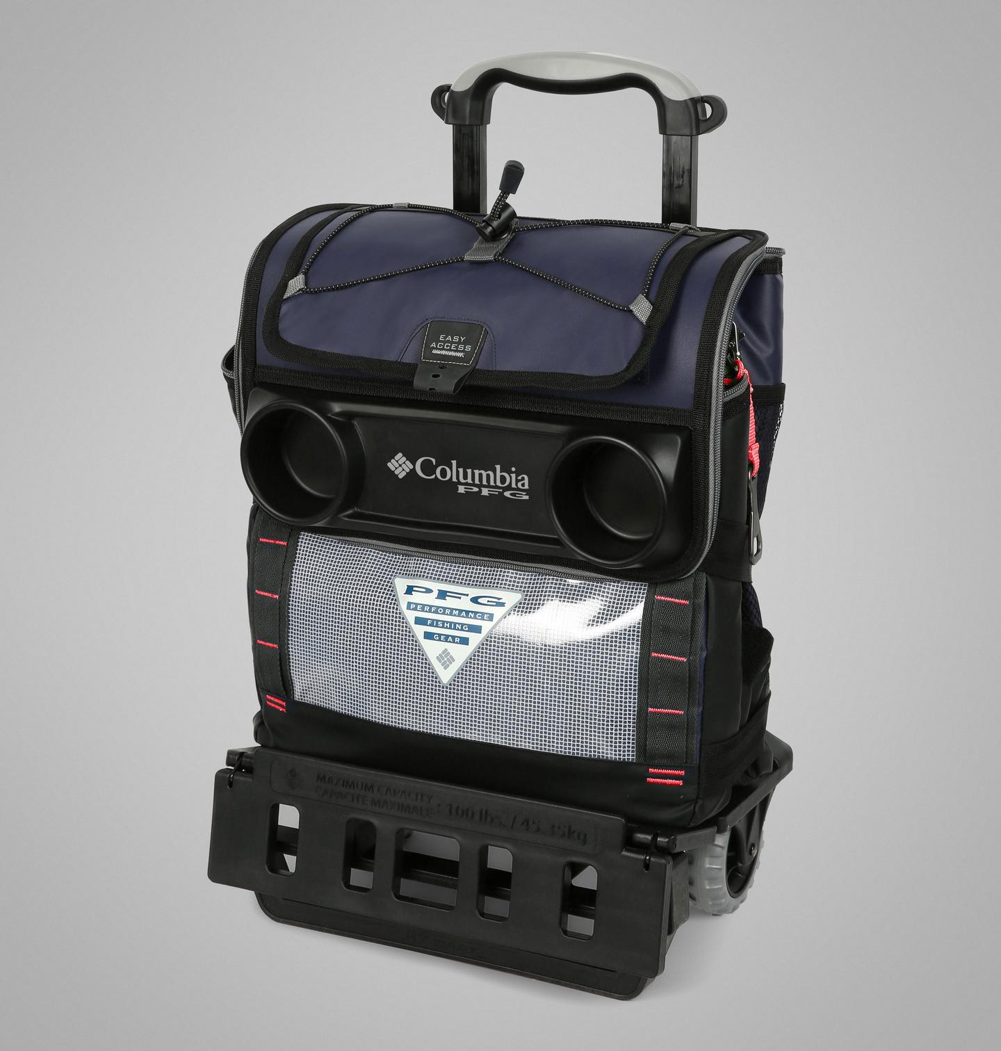 Сумка Columbia PFG Big Katuna Rolling Cooler - 60-Can Capacity, цвет: Тёмно-синий — фото 4