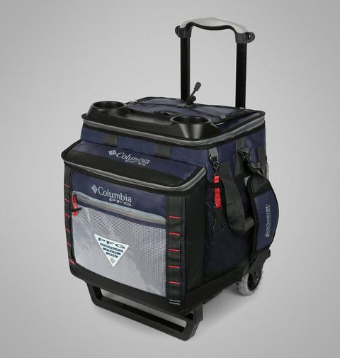 Сумка Columbia PFG Big Katuna Rolling Cooler - 60-Can Capacity, цвет: Тёмно-синий