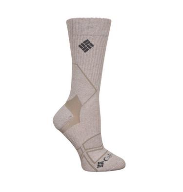 Chaussettes Mi-Bas Randonnée en Laine Mérinos Unisexe, Color: Khaki, image 1