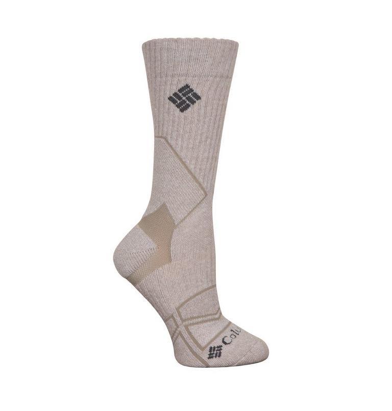 Unisex Merino Hike Crew Sock, Color: Khaki, image 1