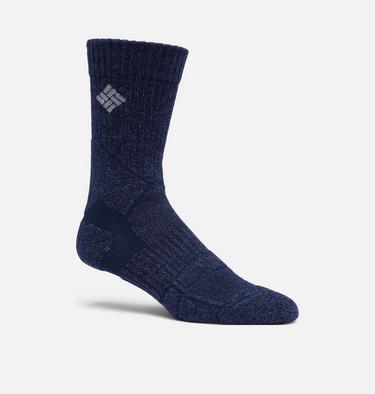 Chaussettes Mi-Bas Randonnée en Laine Mérinos Unisexe, Color: Collegiate Navy, image 1