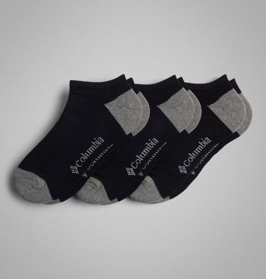 Men's Athletic No Show Socks, Color: Black, image 1