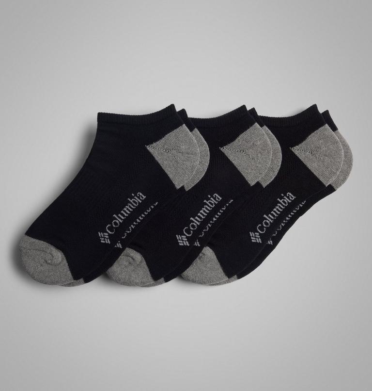 Men's Athletic No Show Socks, Color: Black, image 1