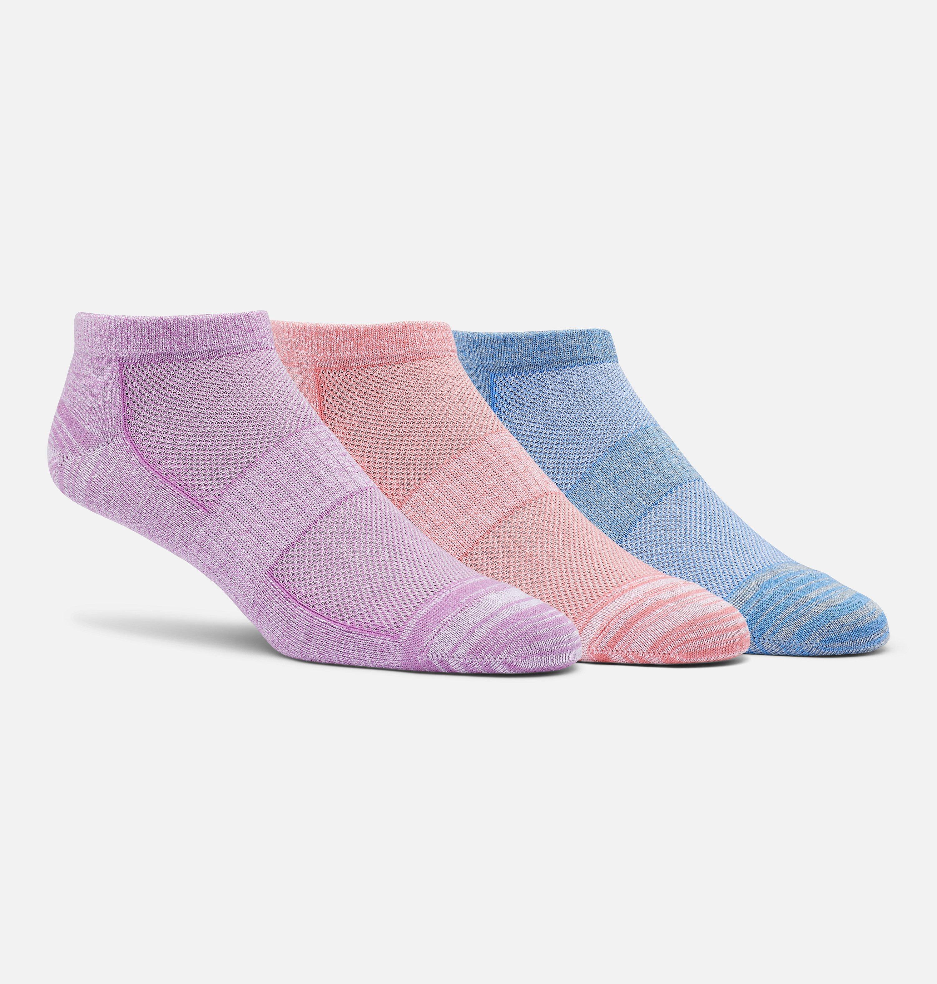Women's Flat Knit Marled No-Show Sock 1