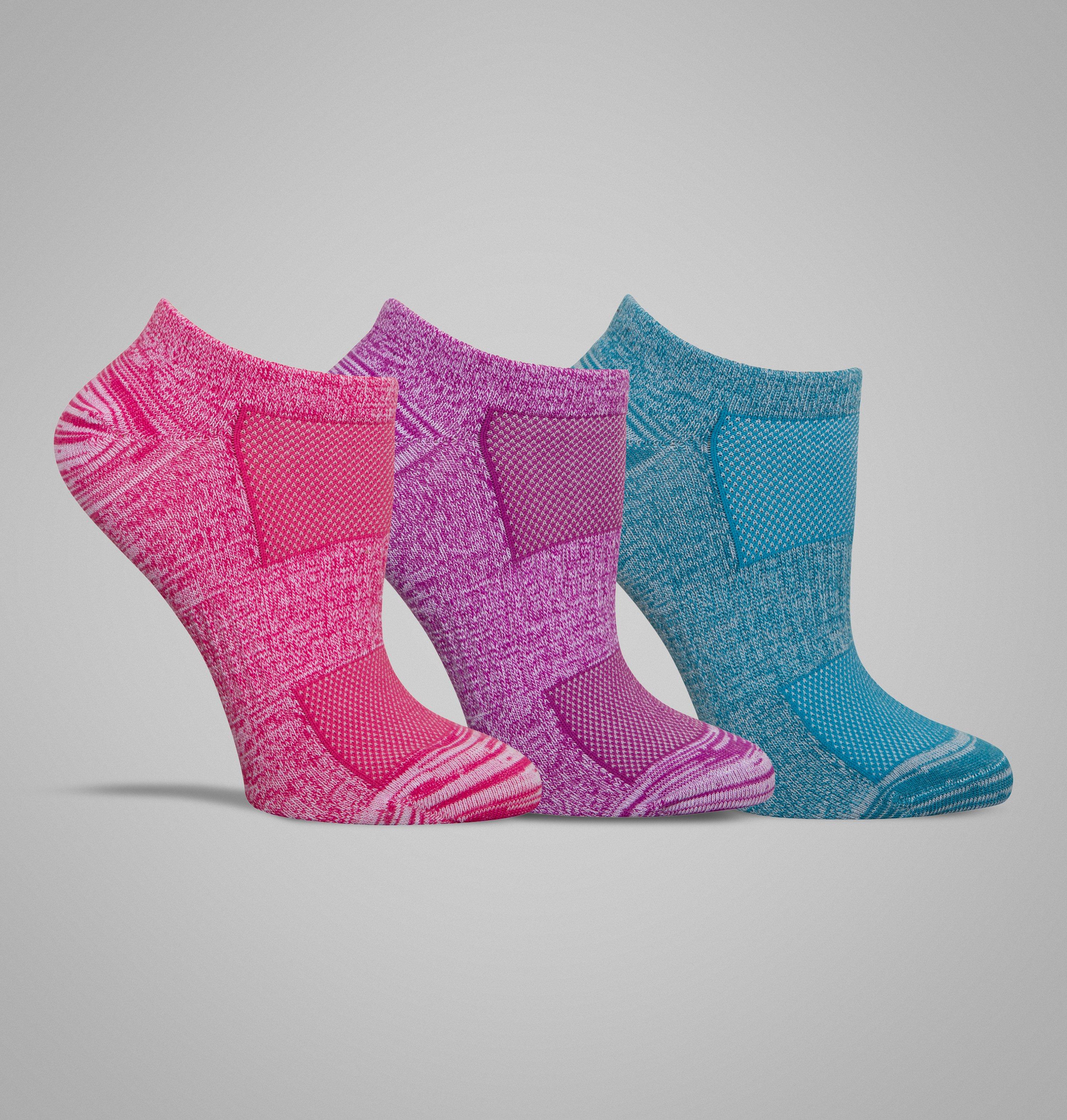 Columbia Women's Flat Knit Marled No-Show Sock-