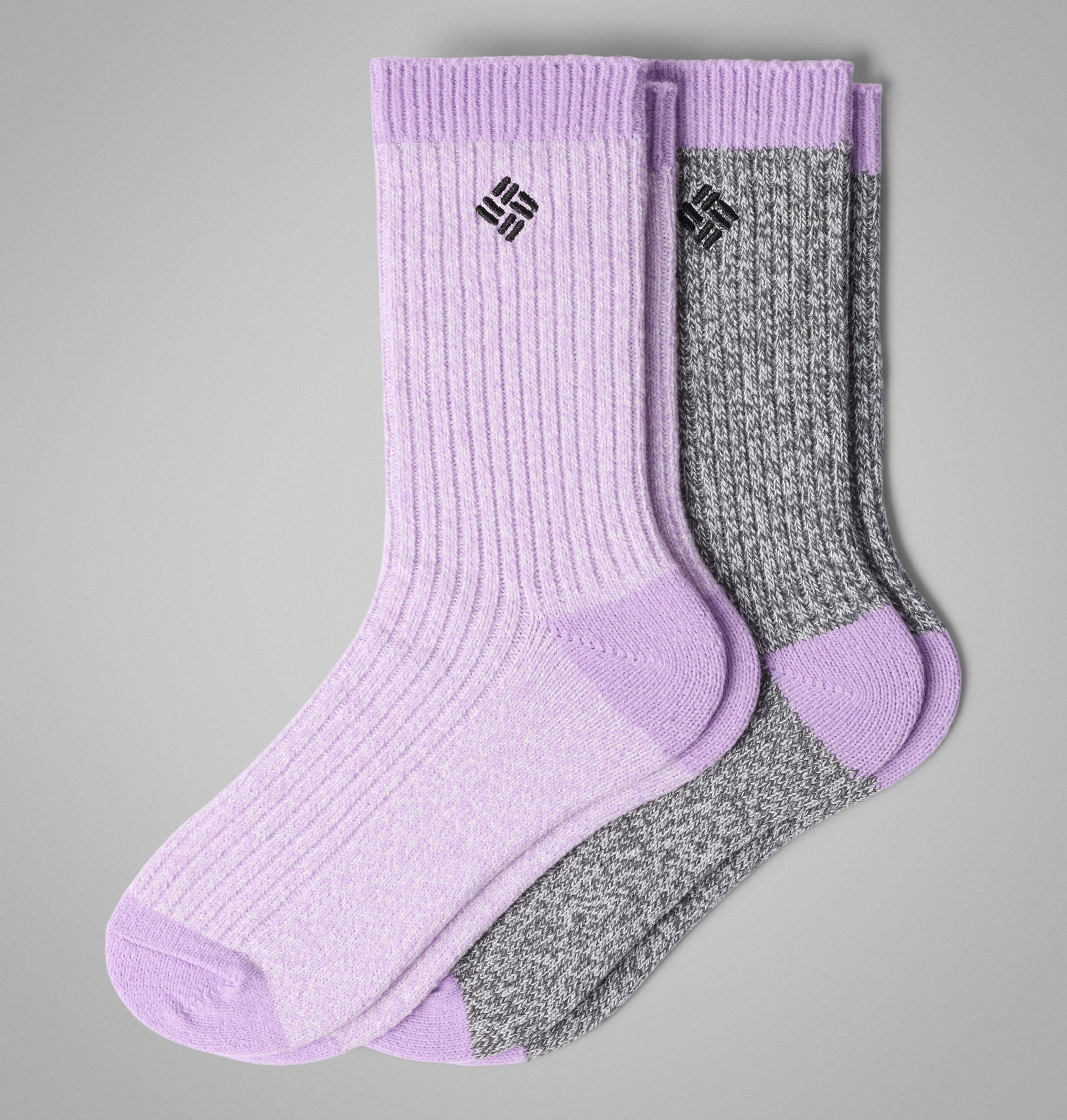 Columbia Women's Super-Soft Rib Crew Sock - 2 Pack-
