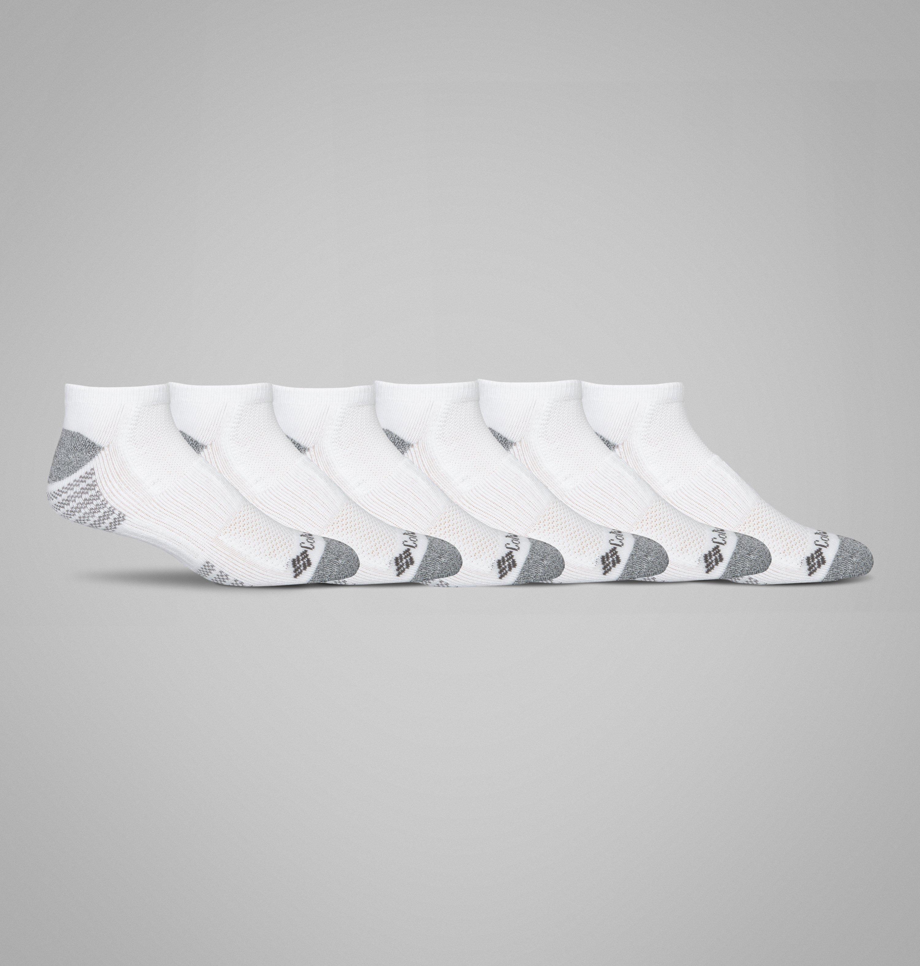 Men's Crew With Pique Footbed Socks - 6 Pack | 030 | O/S