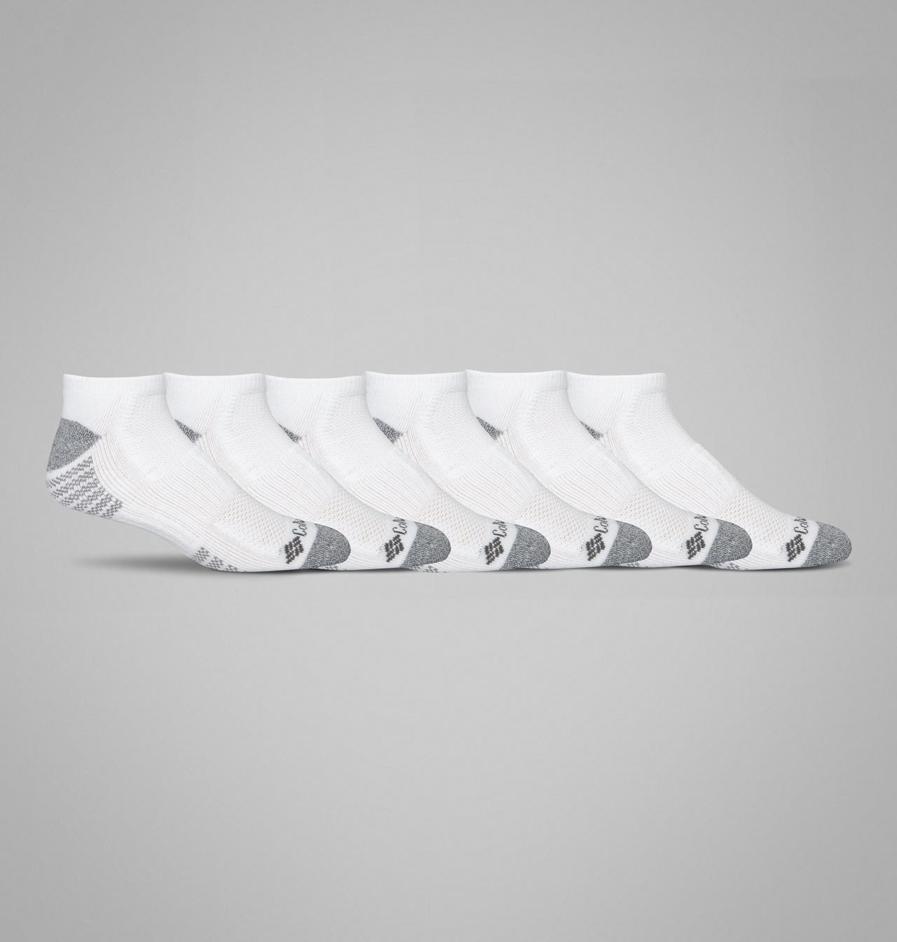 Men's No-Show With Pique Footbed Socks - 6 Pack 1