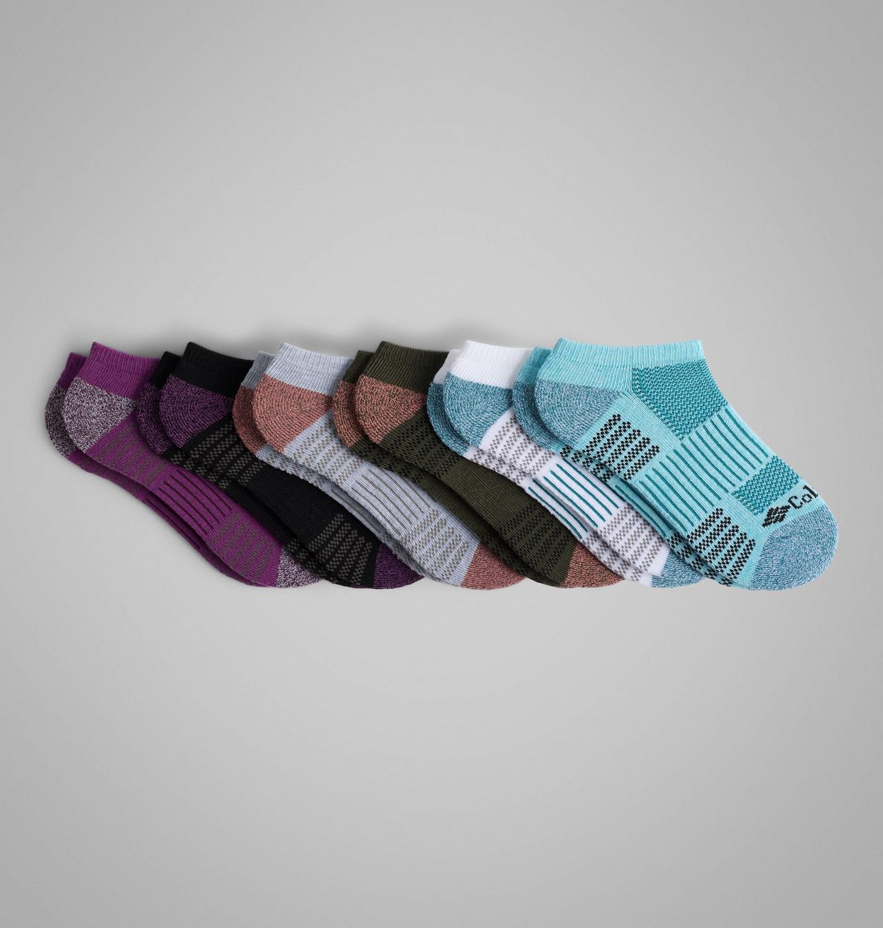 Women's No-Show With Pique Footbed Socks - 6 Pack 1