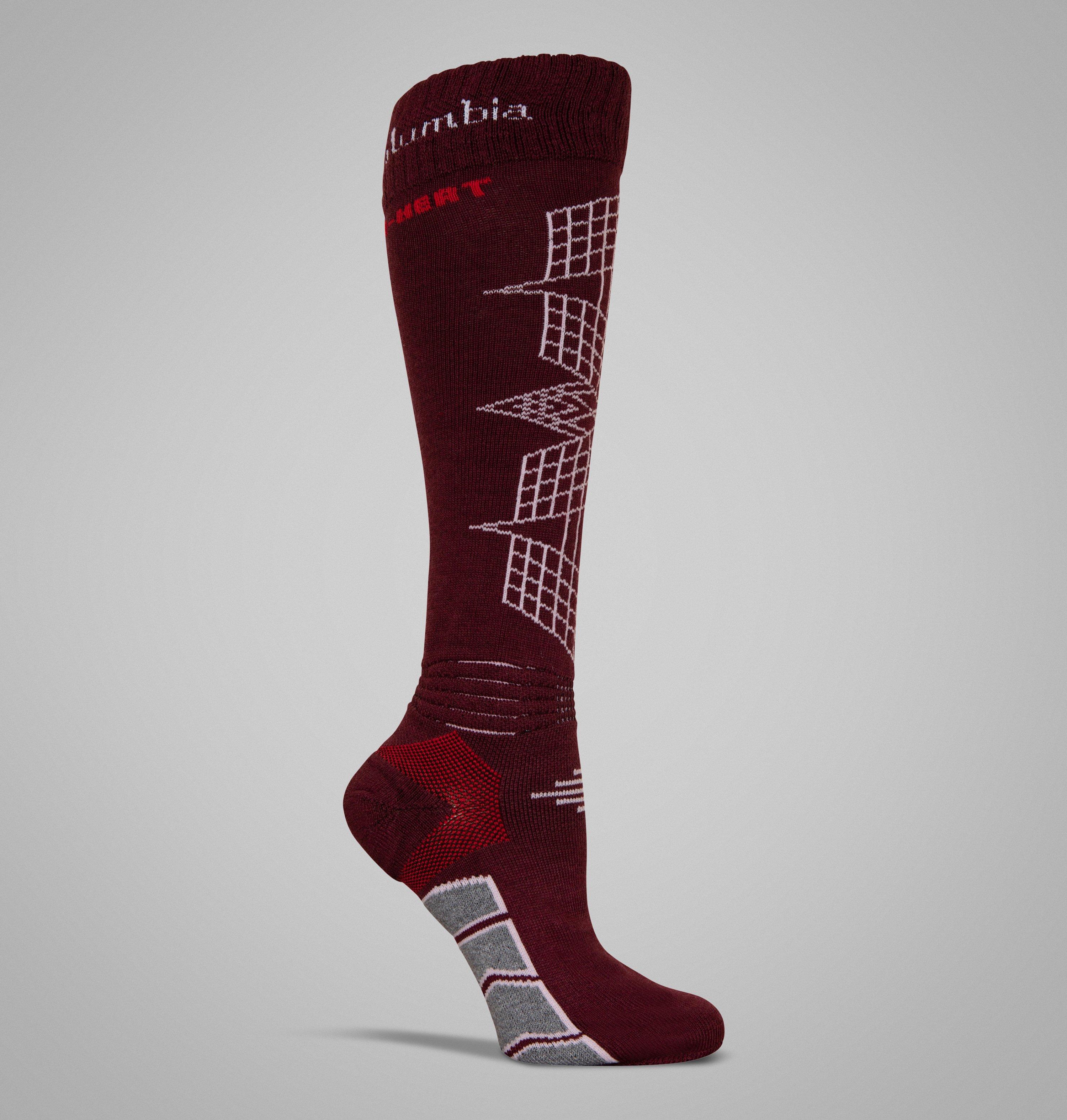 Omni-Heat™ Ski Over-the-Calf Optical Grid Medium Weight Socks