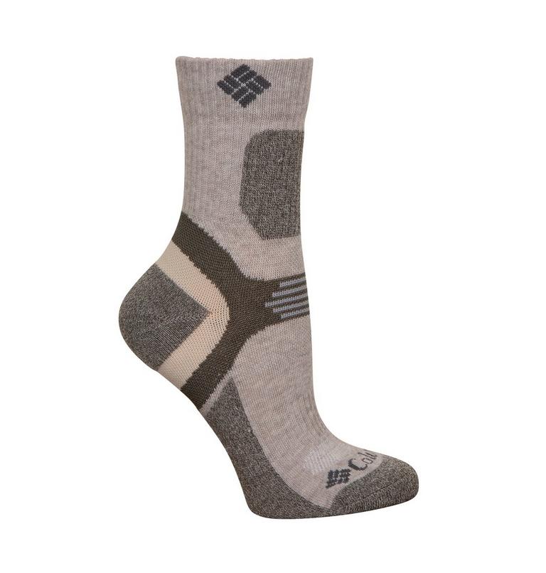 Calcetines de peso medio para senderismo y trail Short Crew Unisex, Color: Brown, image 2