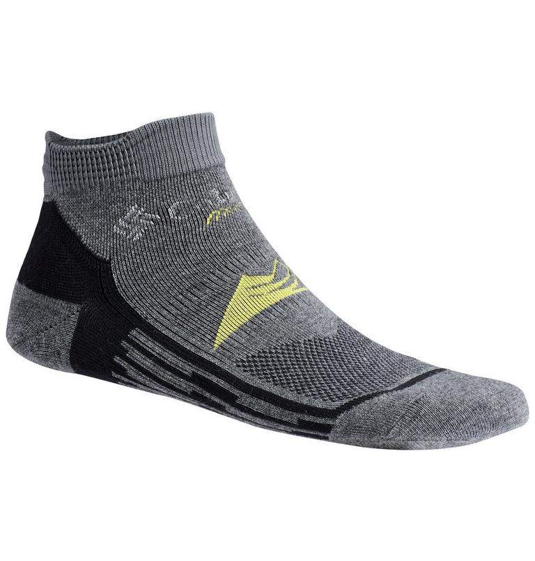 Unisex Optical Lines Running Low-Cut Lightweight Sock, Color: Charcoal, image 1